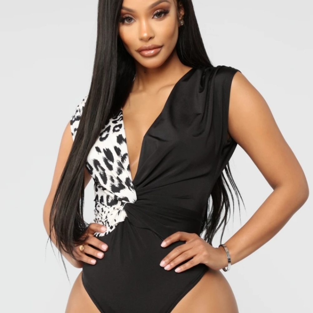 Cheetah print bodysuite